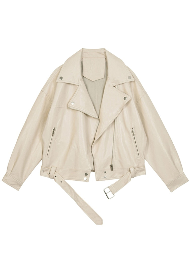Modern Oversized Leather Jacket