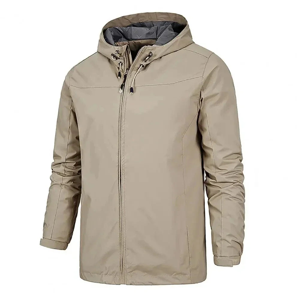 Water-Resistant Jacket with Breathable Fabric