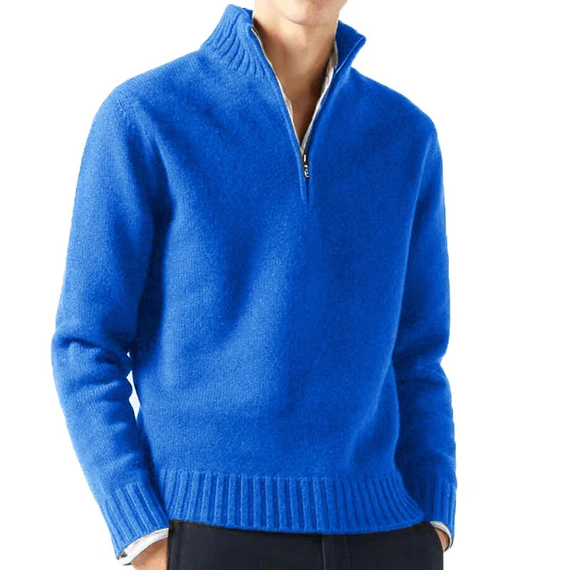 Corduroy Sweater with Hood