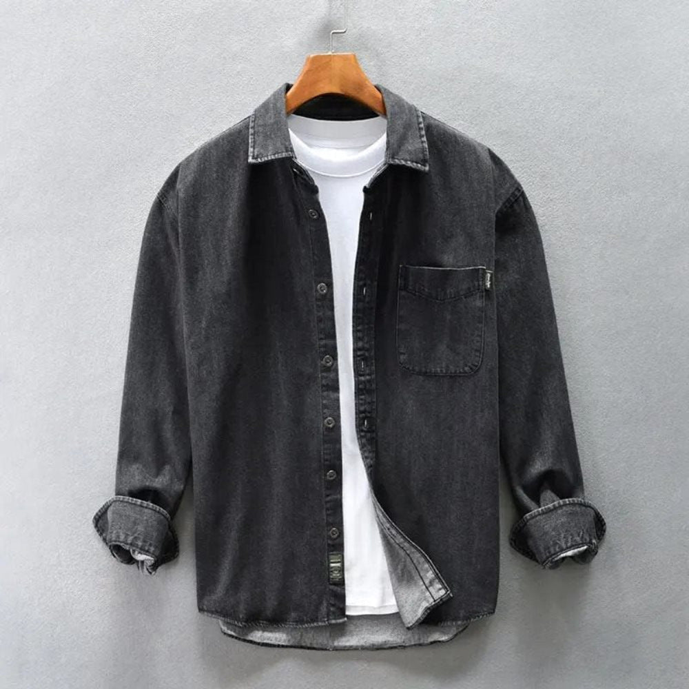 Denim Jacket with Hood