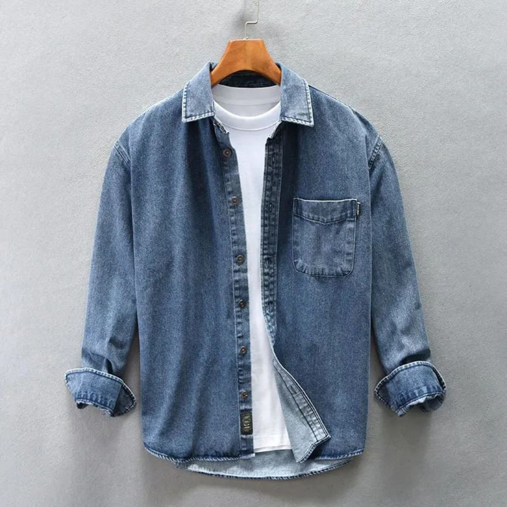 Denim Jacket with Hood