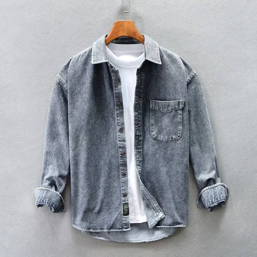 Denim Jacket with Hood