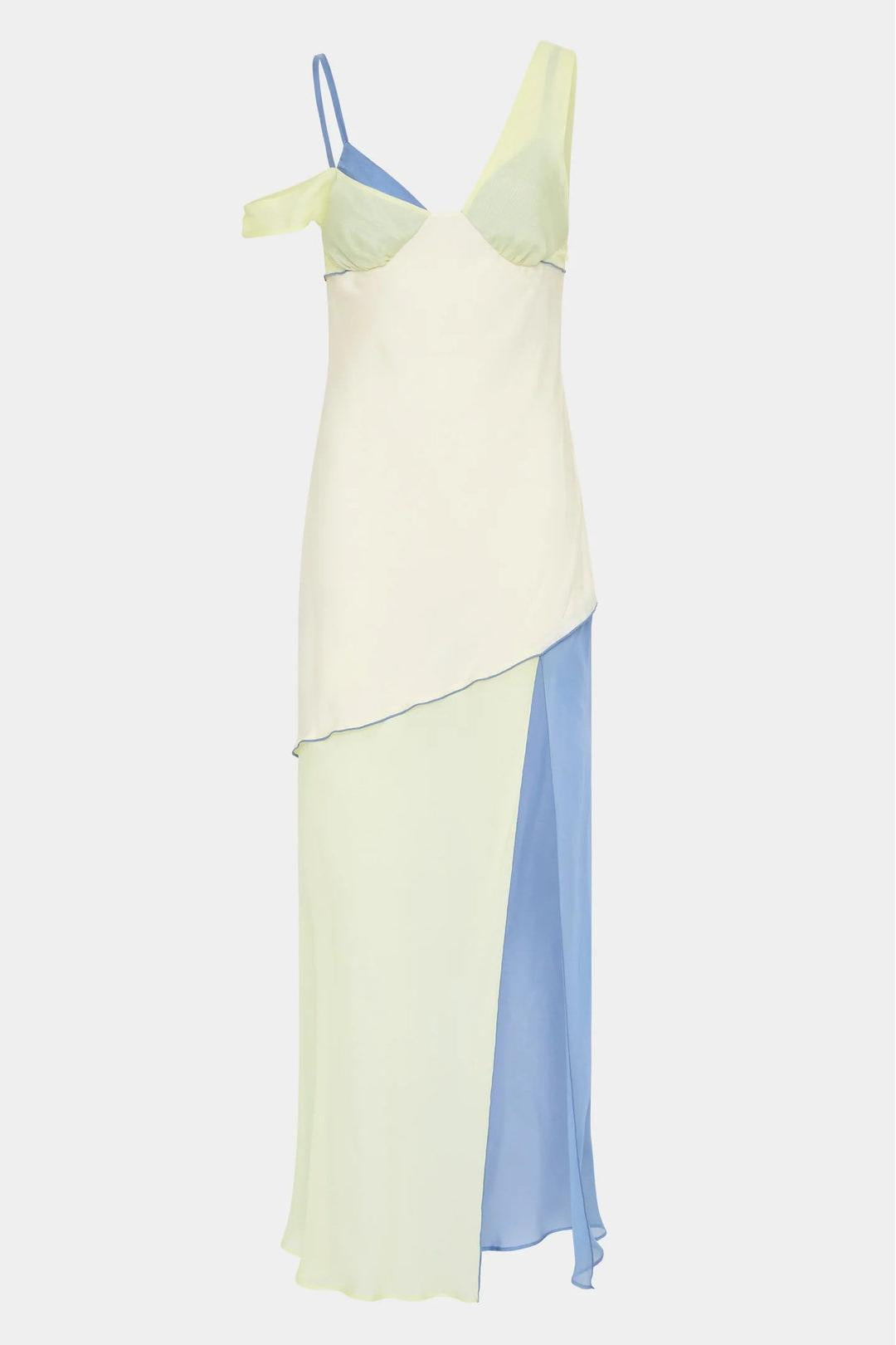 Thames Splice Midi-Length Dress