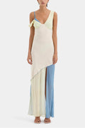 Thames Splice Midi-Length Dress