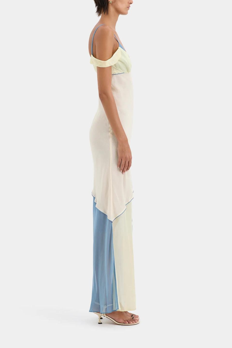 Thames Splice Midi-Length Dress
