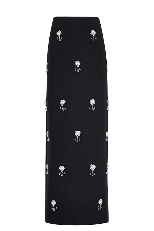 Coordinated The Ultimate Muse Crystal Maxi Skirt Set