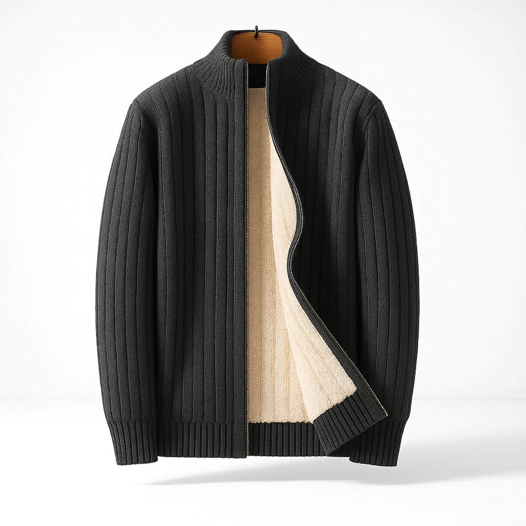Lightweight Cardigan with Textured Knit