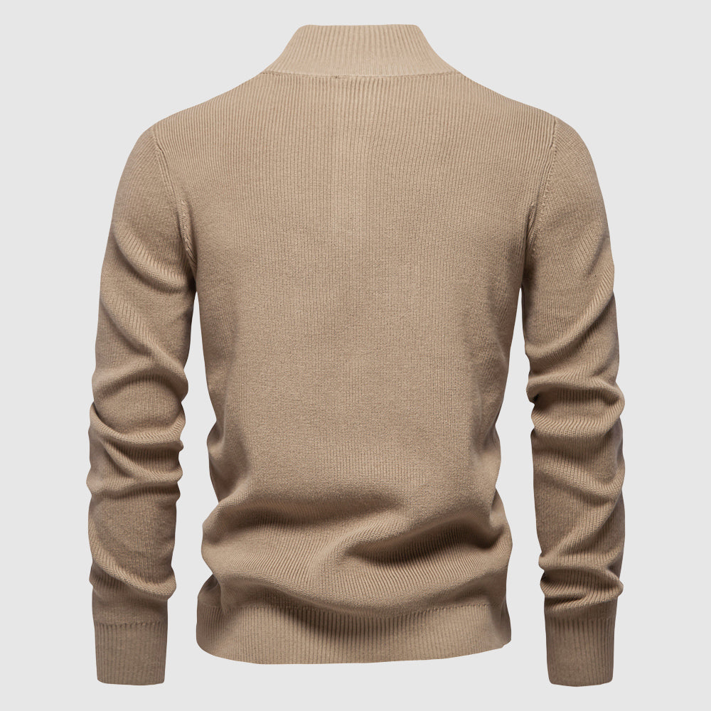 Breathable Wool Blend Sweater for Cold Weather
