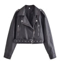 Leather Jacket in Retro Style