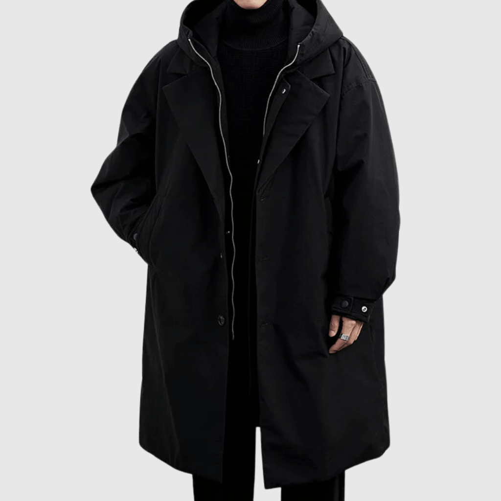 Water-Resistant Coat with Breathable Fabric