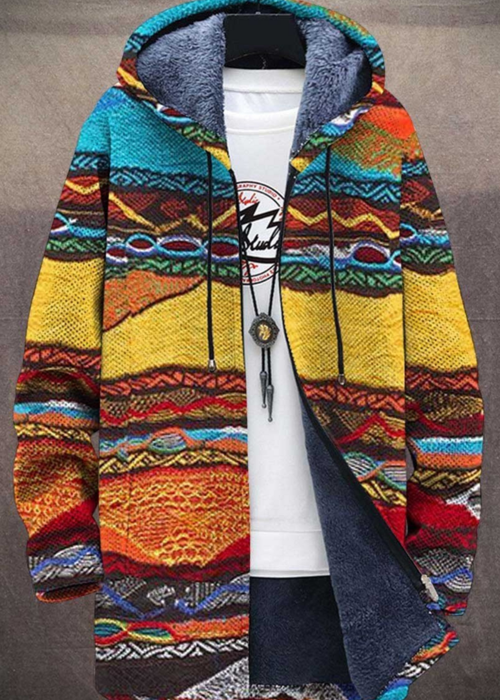 Warm Wool Blend Hoodie