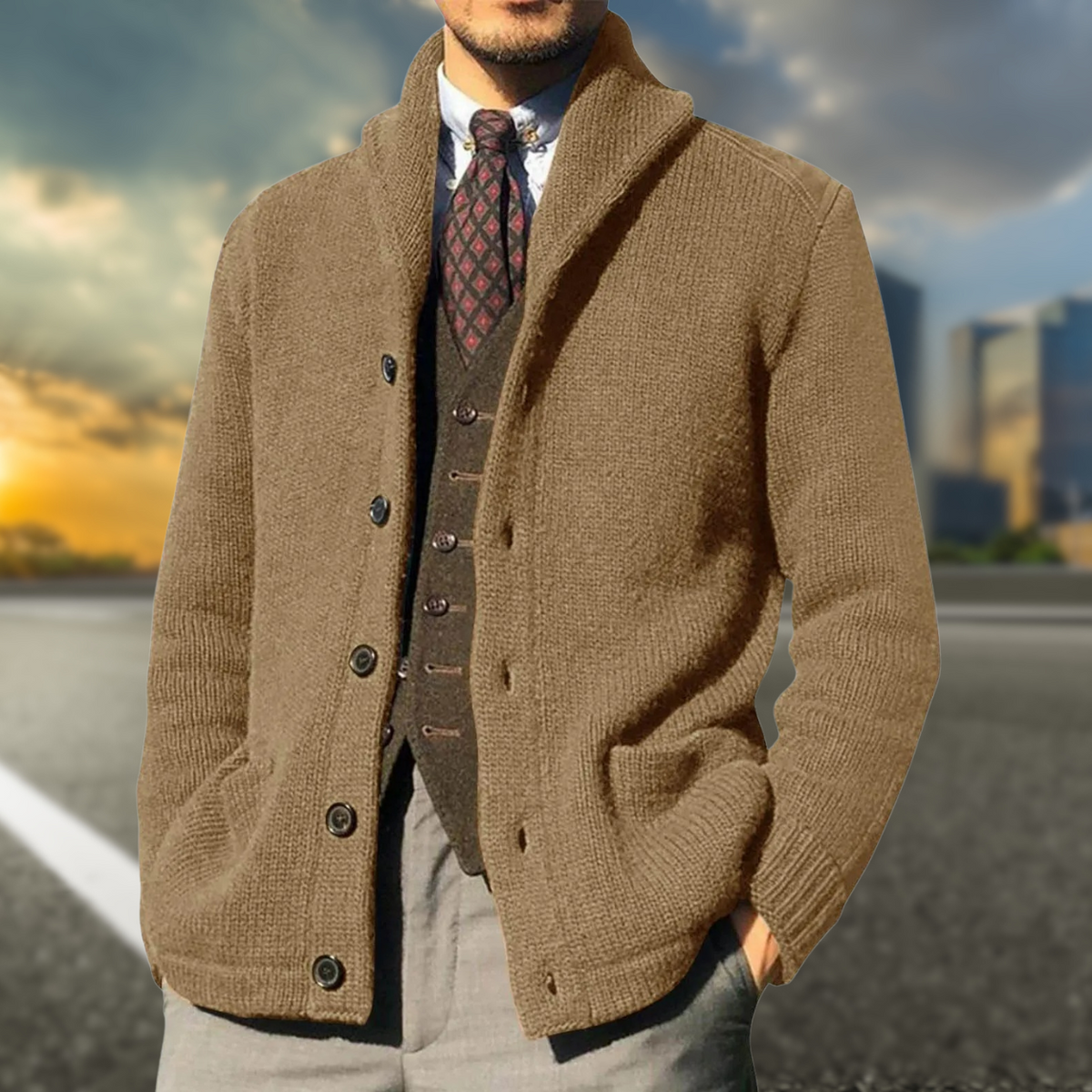 Vest with Slim Fit