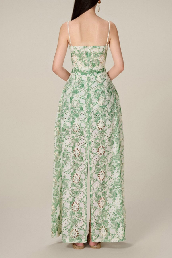 Ursule Spaghetti Flower Skirt Set
