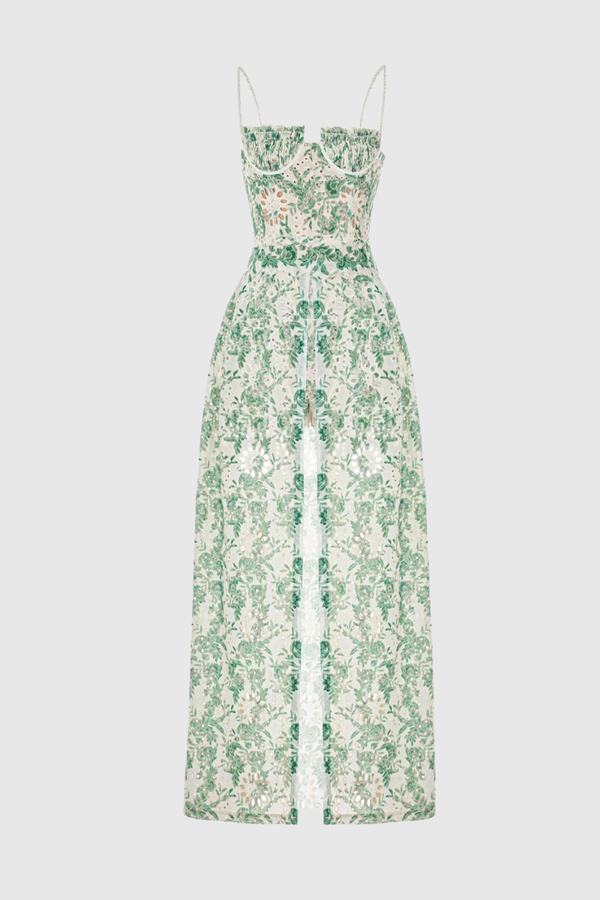 Ursule Spaghetti Flower Skirt Set