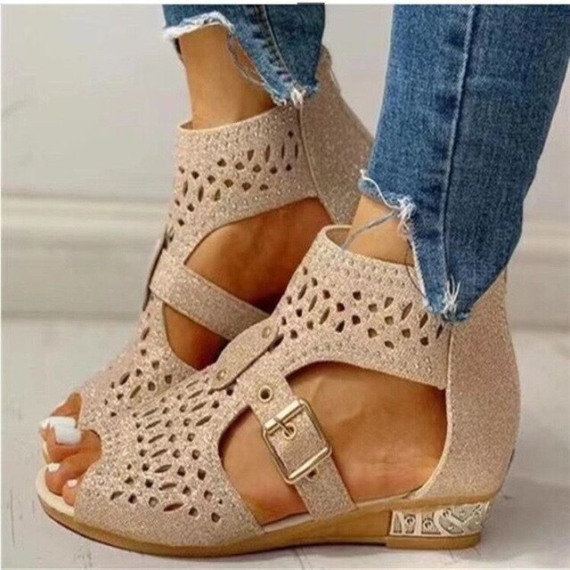 IRIS - Orthopedic Sandals with Low Heel
