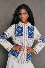White / Blue
