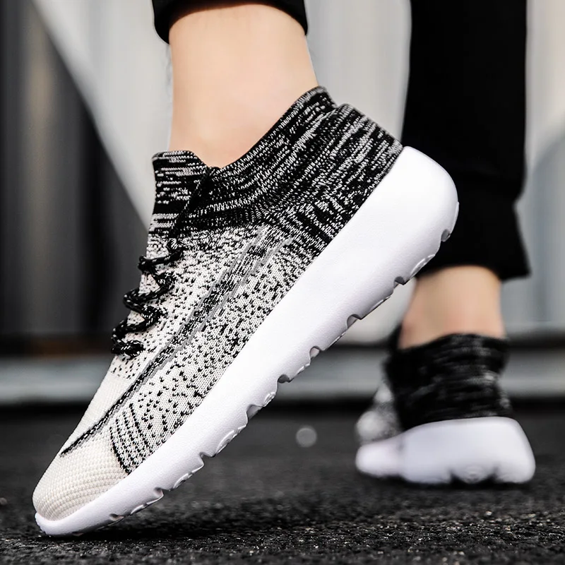 Knit Sneakers with Breathable Upper