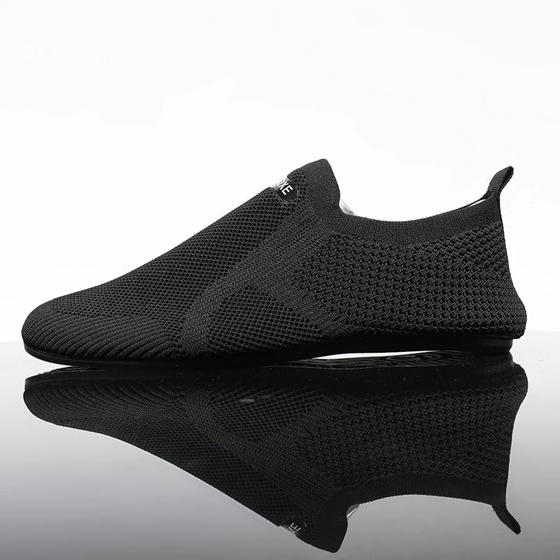 Mesh Knit Slides with Breathable Upper