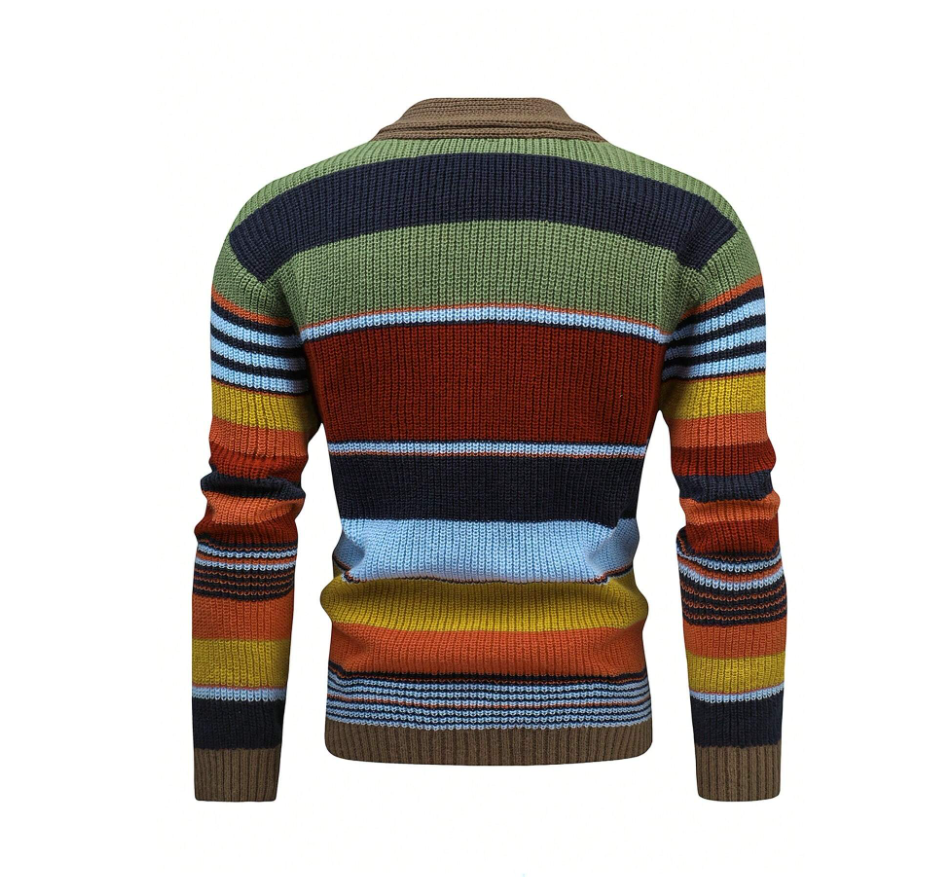 Polyester Cardigan with Button Front