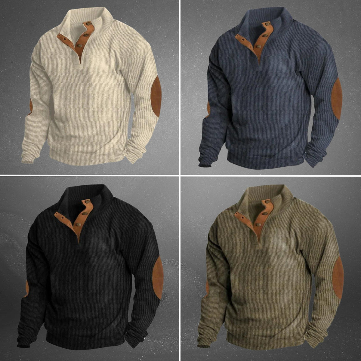 Breathable Denim Sweater with Lightweight Feel