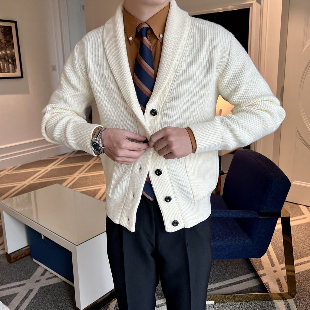 Warm Polyester Cardigan