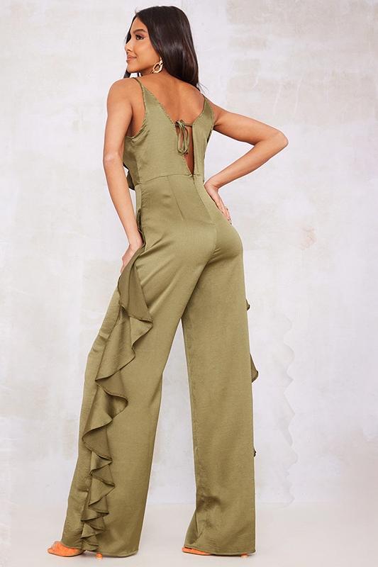 Agnes Ruffled V-Neck Jumpsuit