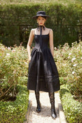 Modern Alva Lace Trimmed A-line Midi Slip Dress