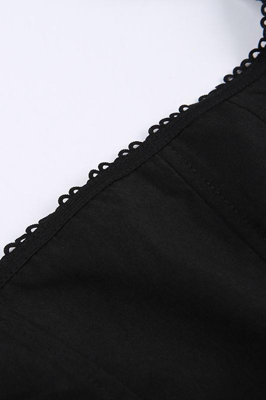 Modern Alva Lace Trimmed A-line Midi Slip Dress