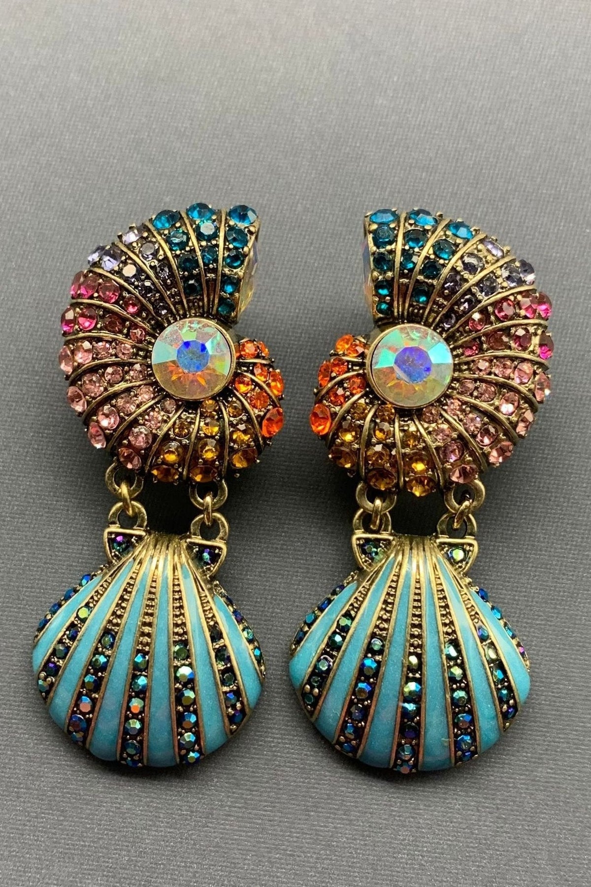 Statement Amalia Flicker Shell Earrings