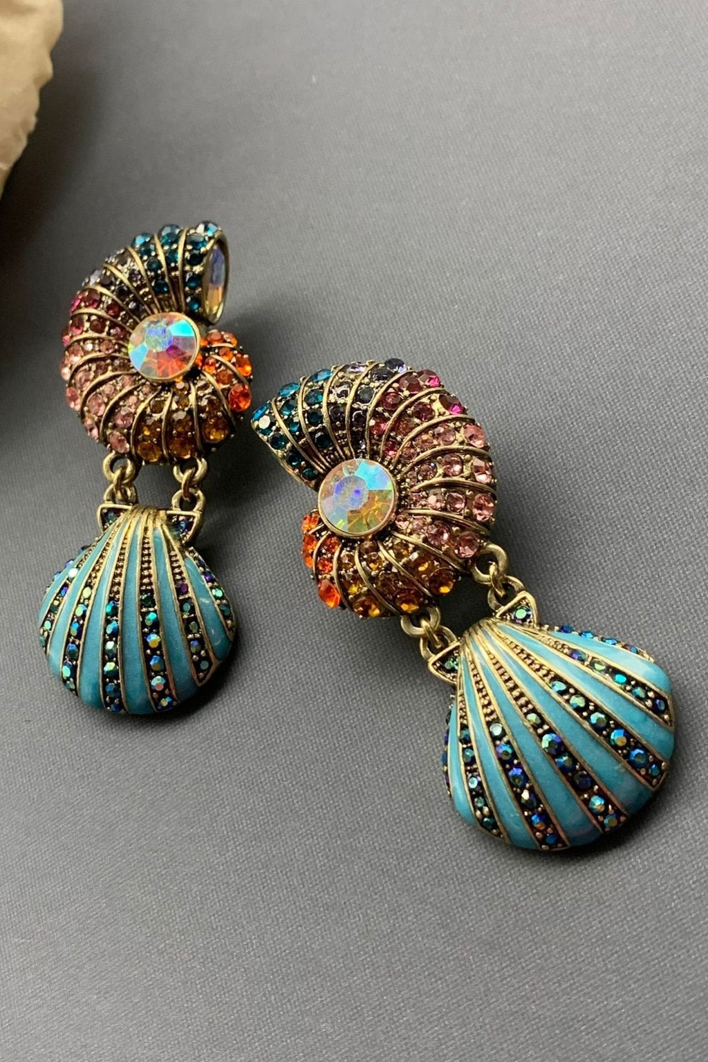Statement Amalia Flicker Shell Earrings