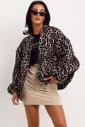Modern Retro Leopard Print Coat