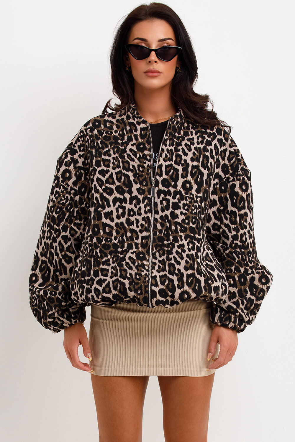 Modern Retro Leopard Print Coat