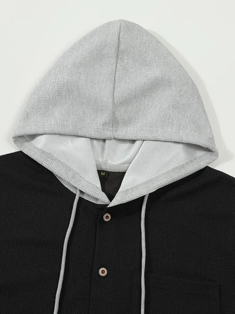 Breathable Denim Jacket with Hood