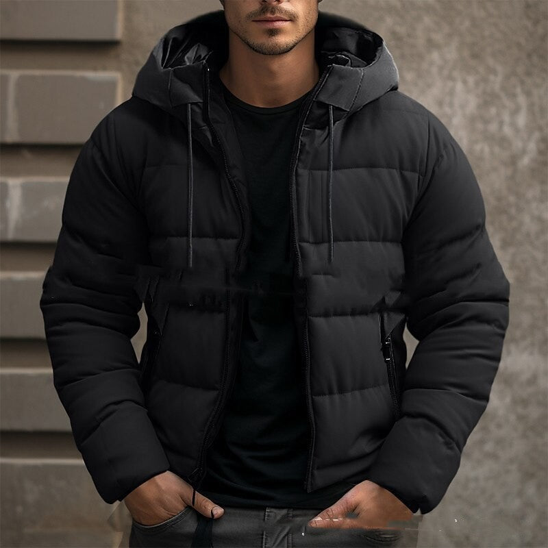 Corduroy Jacket with Hood