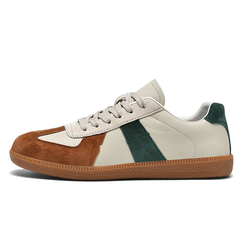 Suede Sneakers with Cushioned Insole