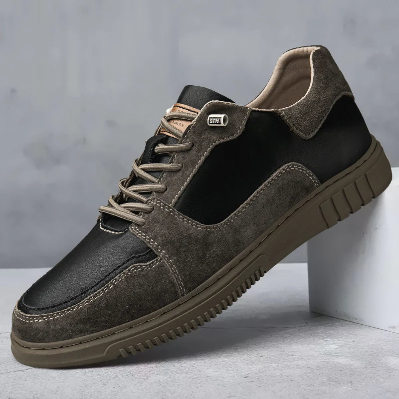 Leather Shoes with Cushioned Insole