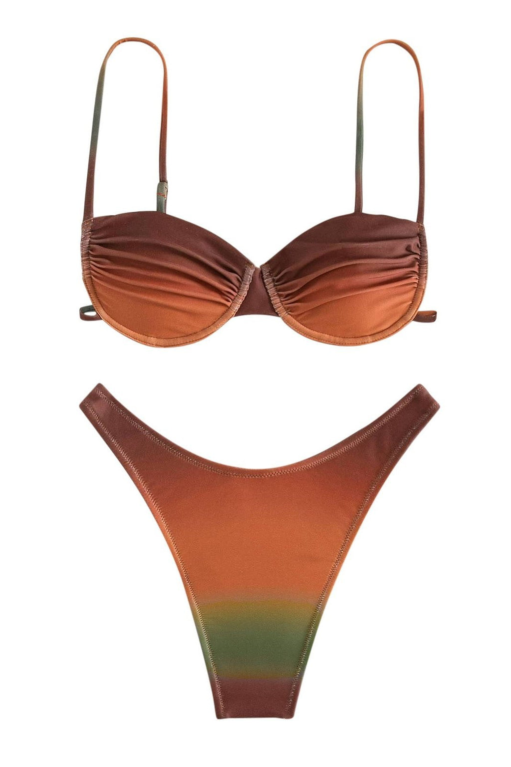 Brook Patterned Gradient Bikini