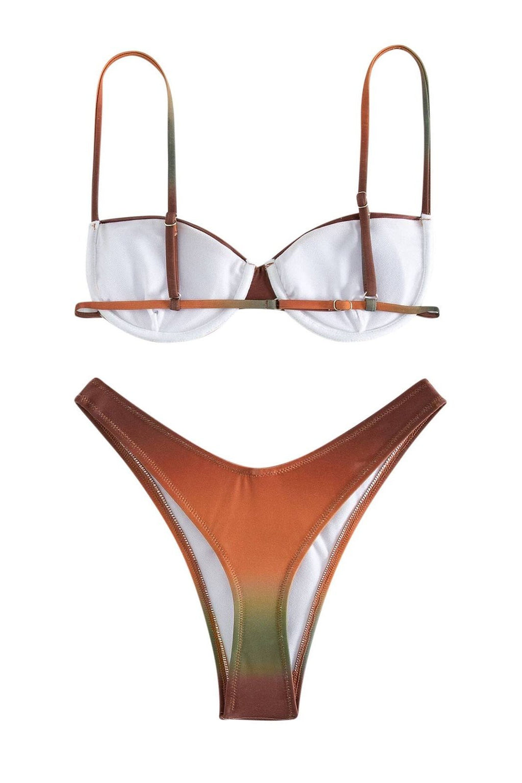 Brook Patterned Gradient Bikini