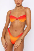 Brook Patterned Gradient Bikini