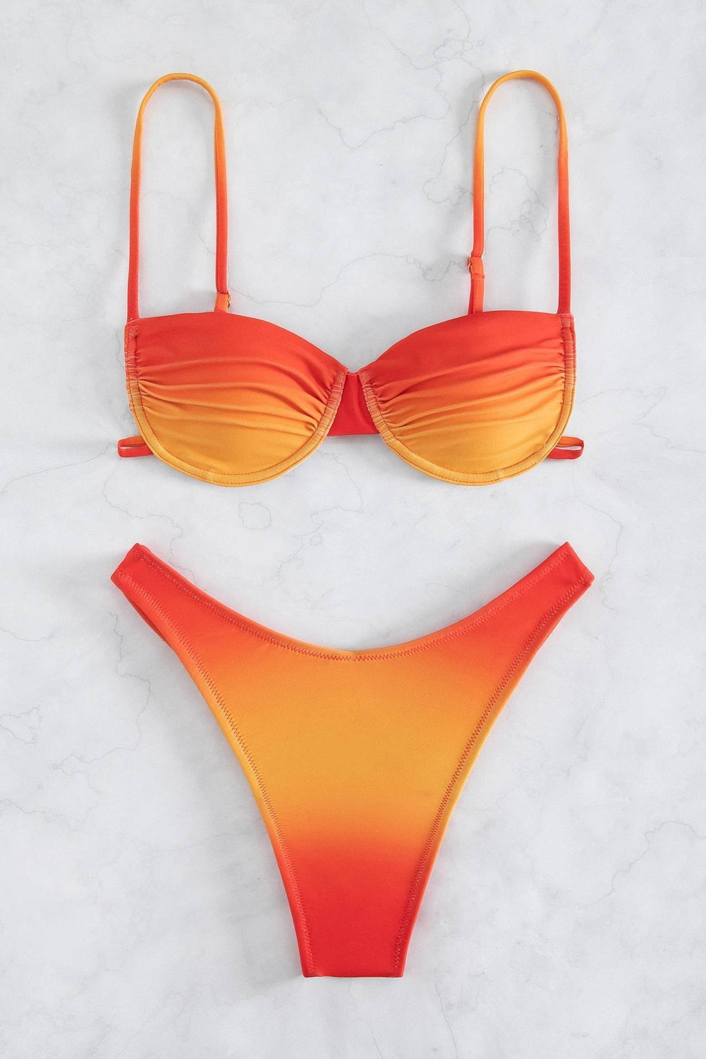 Brook Patterned Gradient Bikini