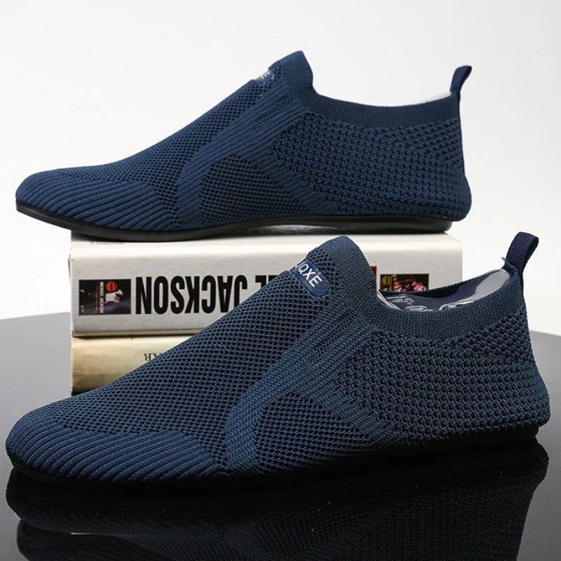 Mesh Knit Slides with Breathable Upper
