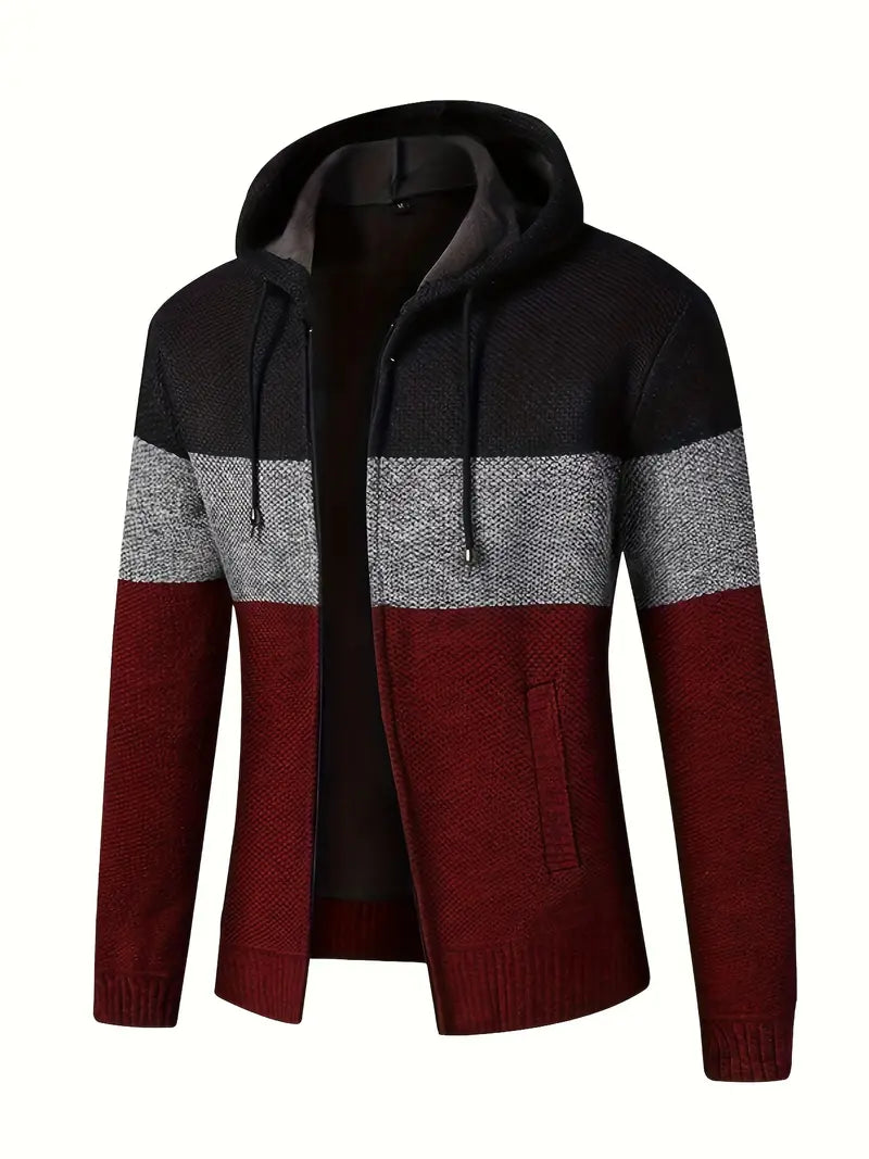 Wool Blend Cardigan with Lined