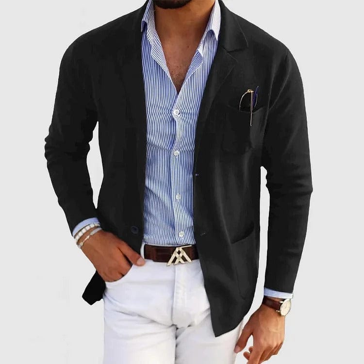 Polyester Blazer with Slim Fit