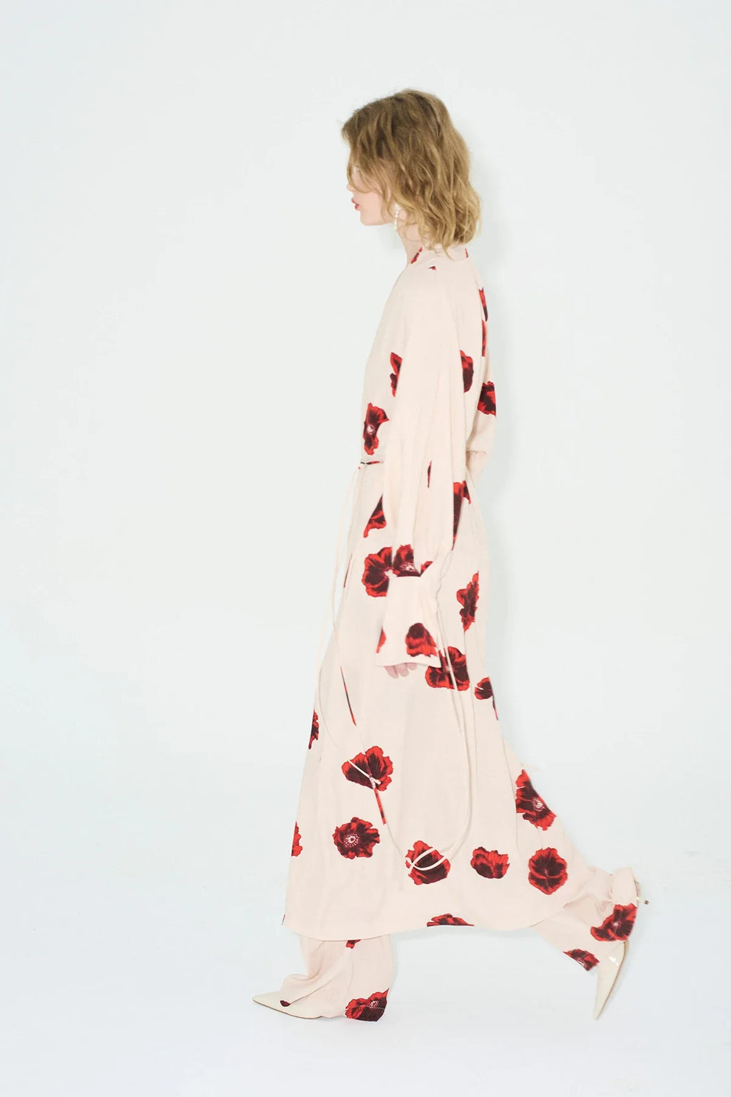 Modern Sahara Print Kimono Dress