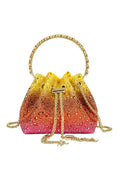 Modern Carlin Diamente Loop Handle Bucket Bag