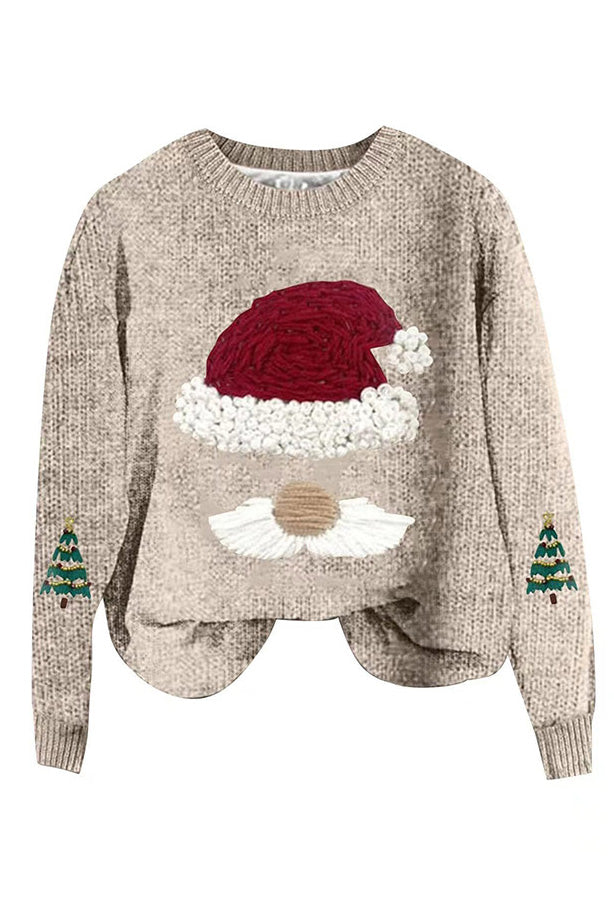 Modern Loose Fit Christmas Knit Sweater