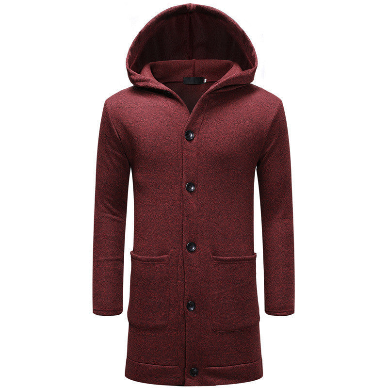 Wool Blend Sweater with Hood