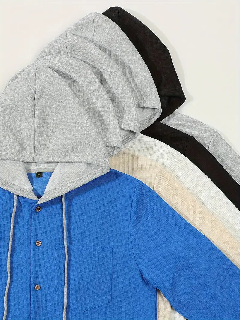 Breathable Denim Jacket with Hood