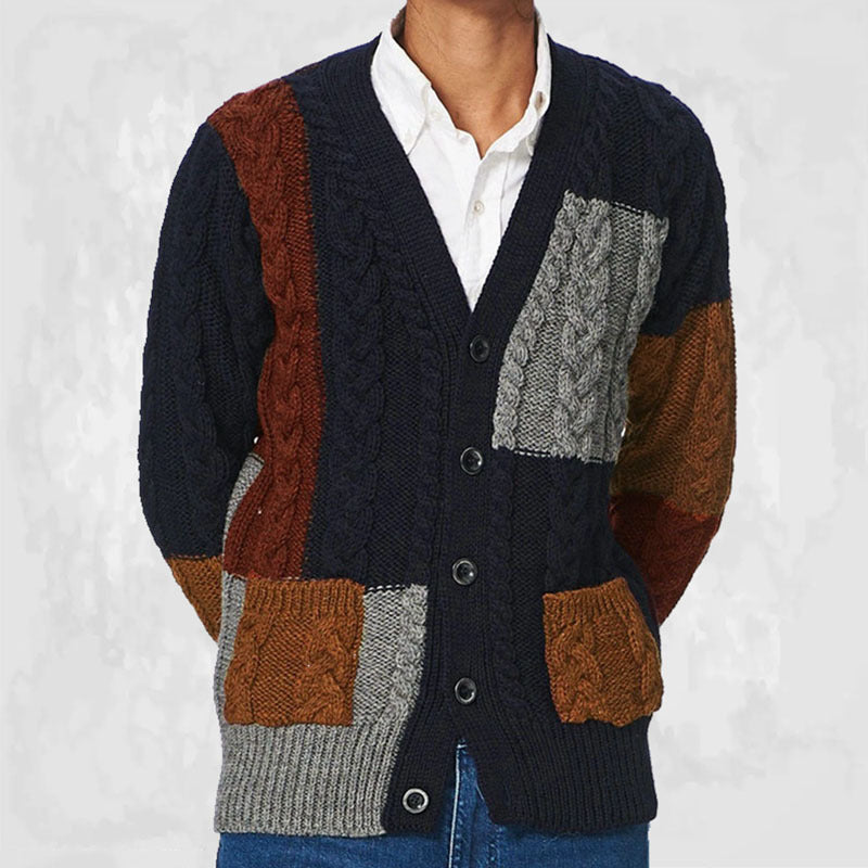 Knit Cardigan with Multiple Pockets