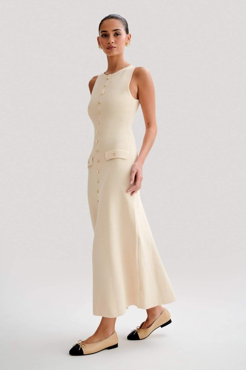 Claire Knit Sleeveless Maxi-Length Dress